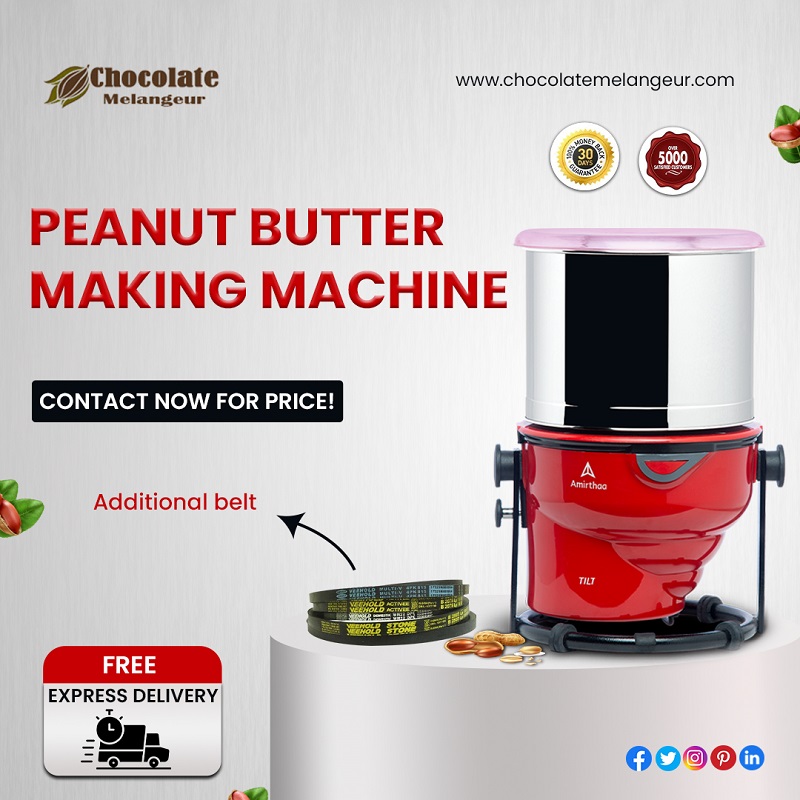 Best Quality Electra Commercial Tilting Grinder Chocolate Melangeur - Chocolatemelangeur.com