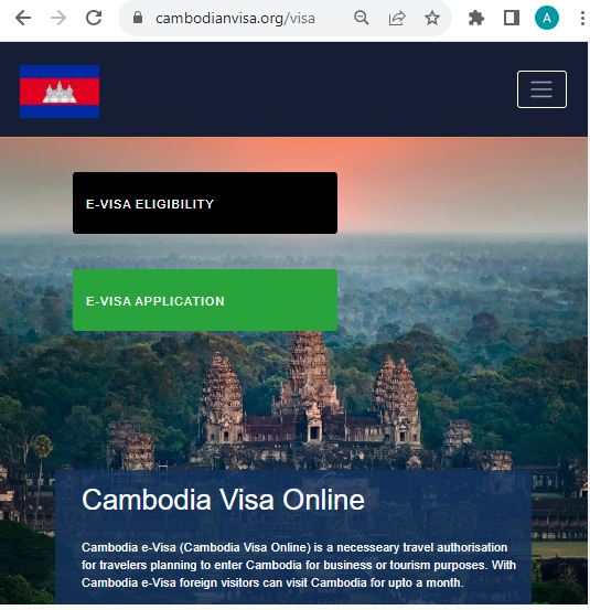 CAMBODIA Easy and Simple Cambodian Visa - Cambodian Visa Application Center - カンボジア観光・商用ビザ申請センター