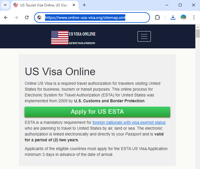 FOR GERMAN CITIZENS - United States American ESTA Visa Service Online - USA Electronic Visa Application Online - Einwanderungszentrum für die Beantragung eines US-Visums